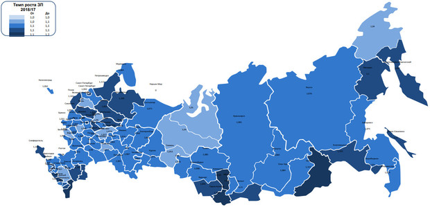 зарплаты в России